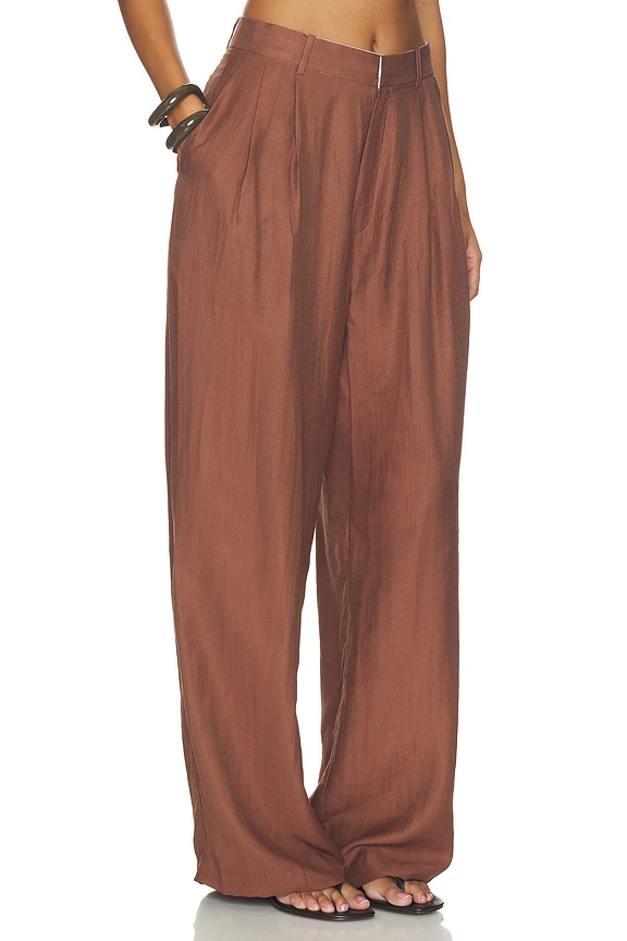 view 2 of 6 Hedi Pant in Brown