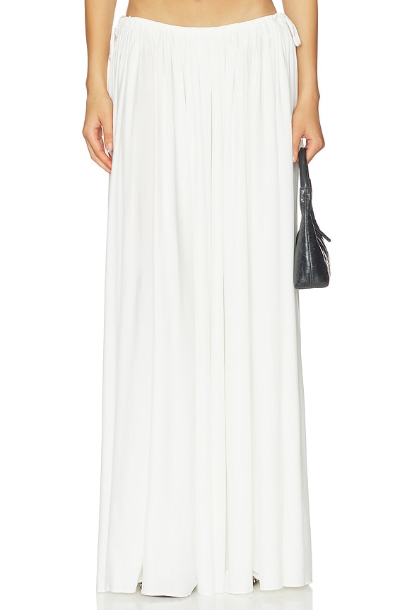 view 1 of 6 Helena Maxi Skirt in White