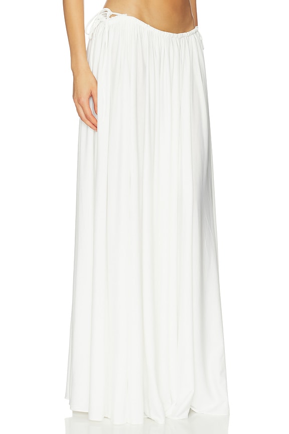 view 2 of 6 Helena Maxi Skirt in White