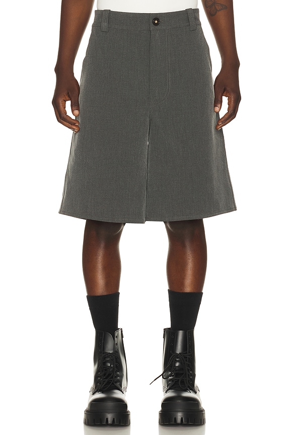 view 1 of 4 Oversized Shorts in Graphite