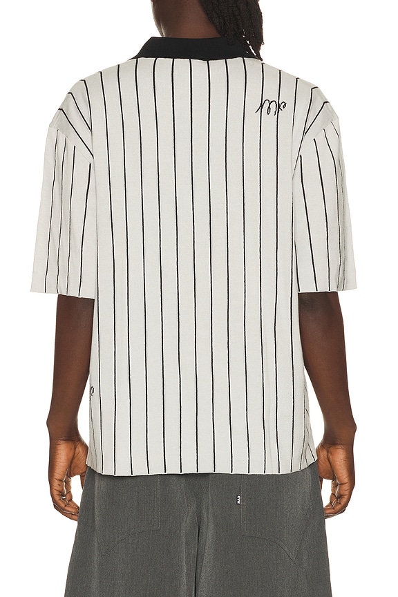 view 2 of 5 Knit Polo in Grey