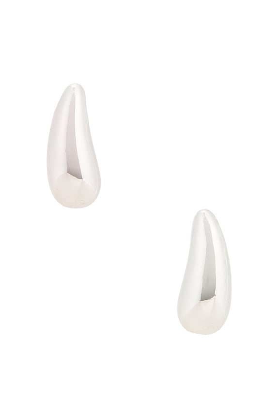 view 1 of 2 PENDIENTES PENNE in Brass & Sterling Vermeil