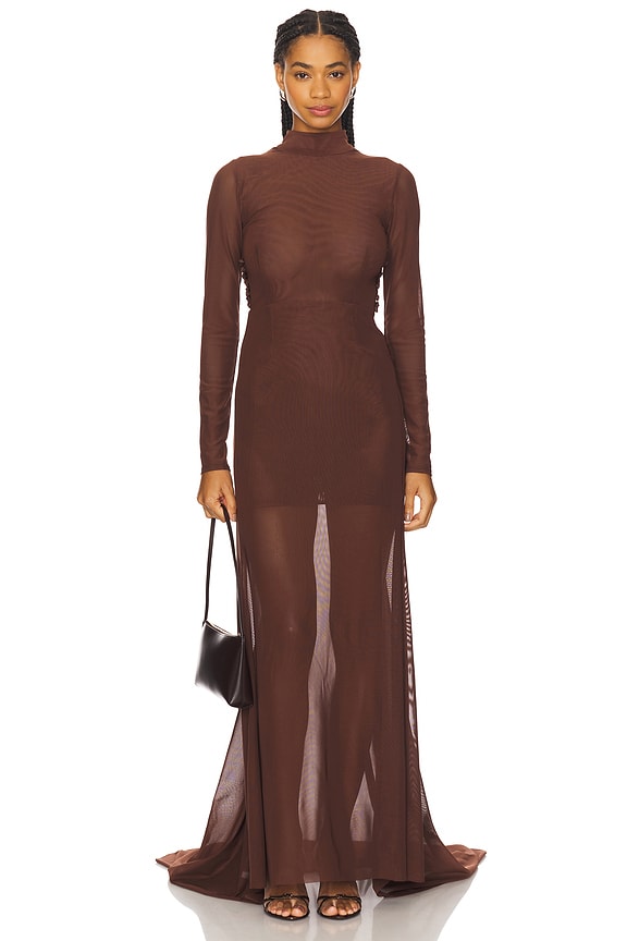 view 2 of 5 MICHELLE 원피스 in Brown