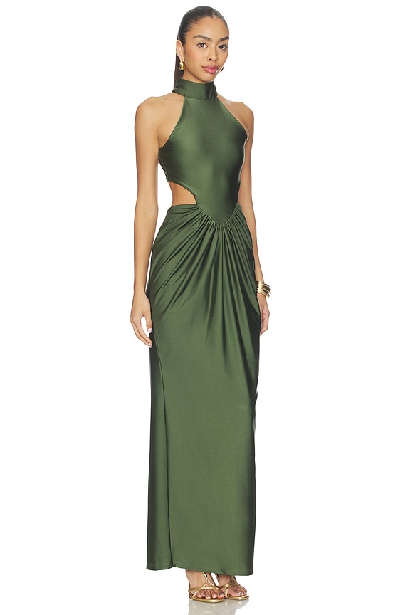 view 2 of 3 Corina Dress in Green