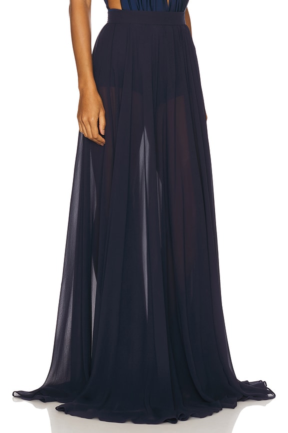 view 2 of 6 Ivy Maxi Skirt in Blue
