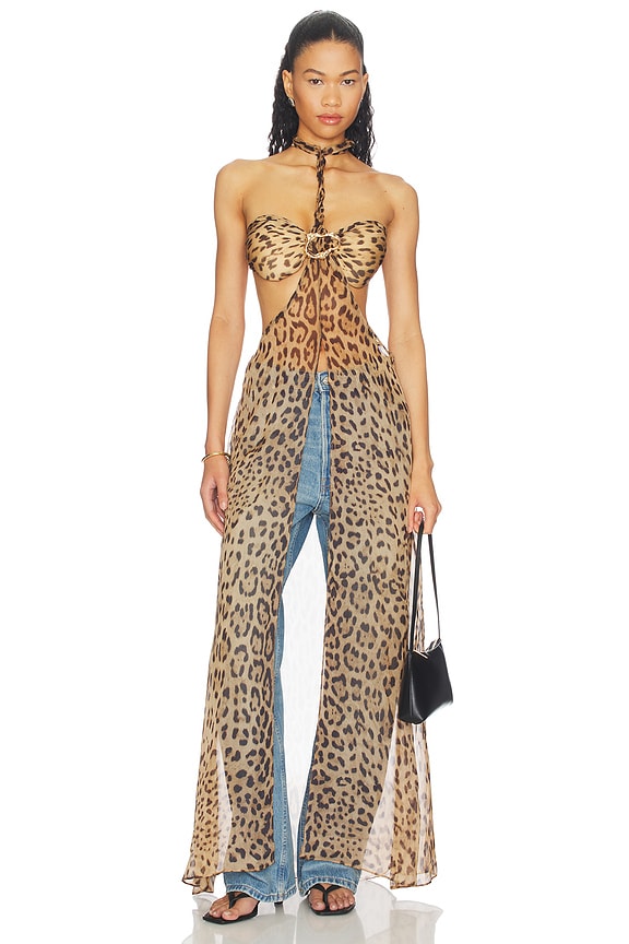 view 1 of 3 Andrea Top in Animal Print