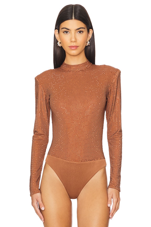 view 2 of 6 Ana Bodysuit in Brown