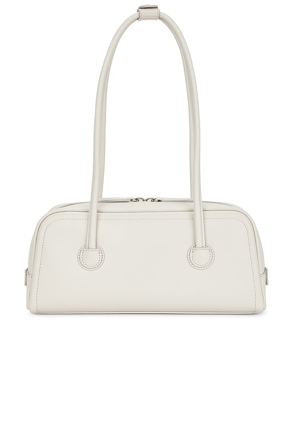 view 2 of 4 Soft Boston Bag in Light Grey Plain