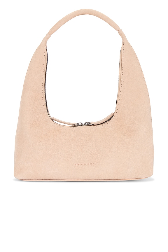 view 1 of 4 Hobo Shoulder Bag in Peach Beige Nubuck