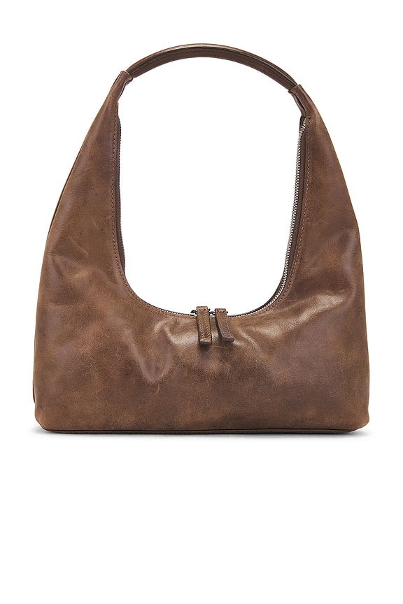 view 2 of 4 Hobo Shoulder Bag in Washed Brown Pull Up