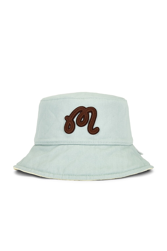 view 1 of 3 Velasco Reversible Bucket Hat in Wax Yellow & Surf Spray