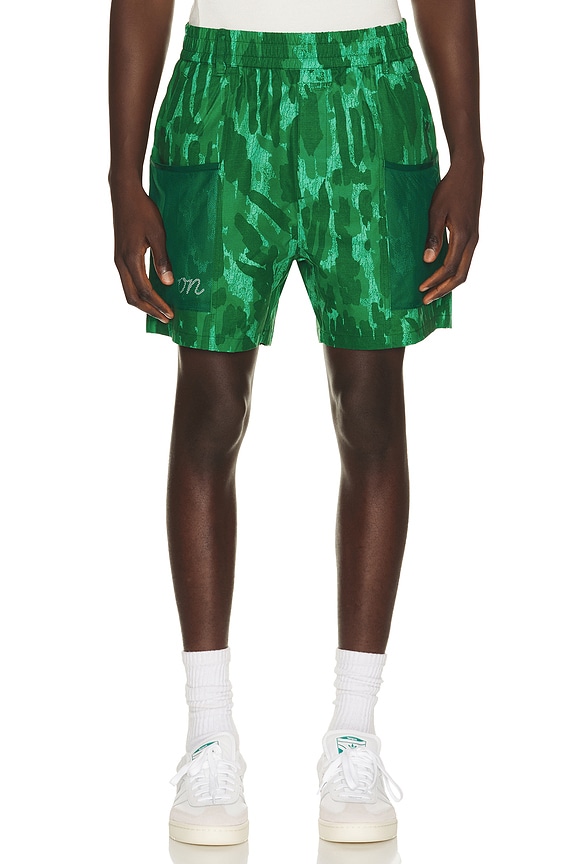 view 1 of 4 x Golf & Bass Club Mesh Basket Pocket Short in Divot Camo Jungle