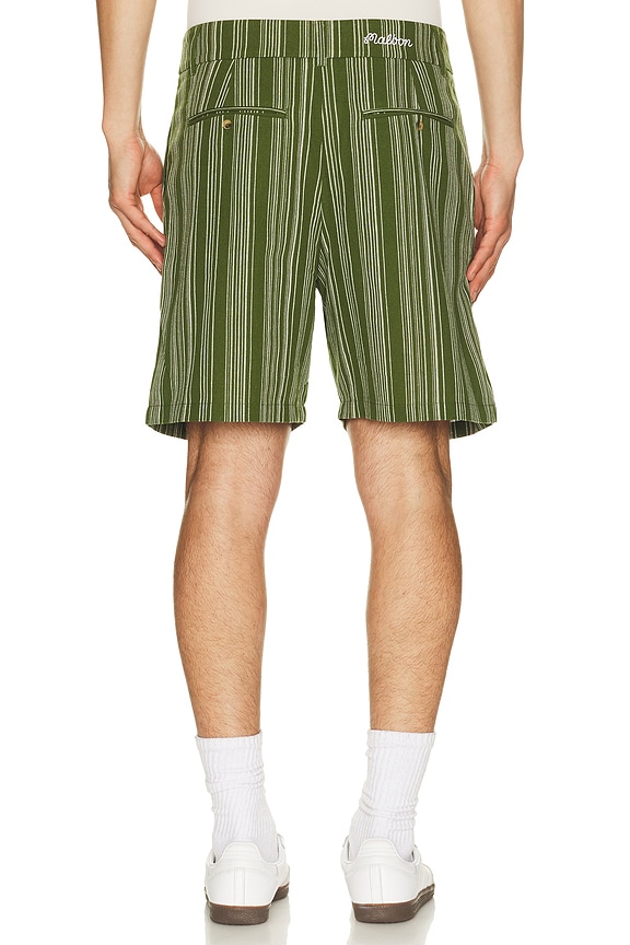 view 2 of 5 Arena Short in Chive Stripe