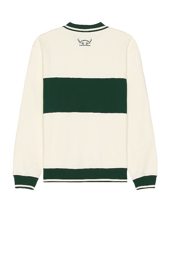 view 2 of 4 Rockford 1/4 Zip Rugby Shirt in Ivory