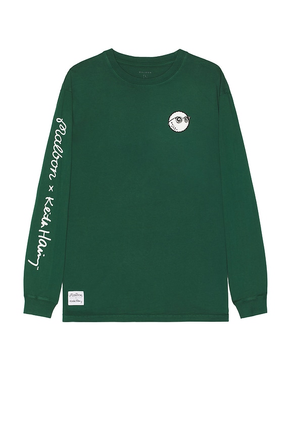 view 2 of 3 x Keith Haring Long Sleeve Tee in Green