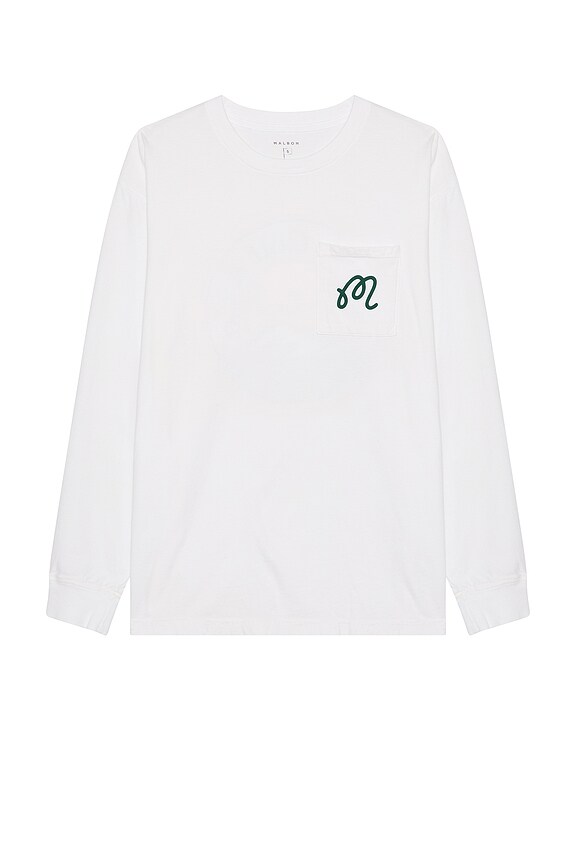 view 2 of 3 Expedition Long Sleeve Tee in White