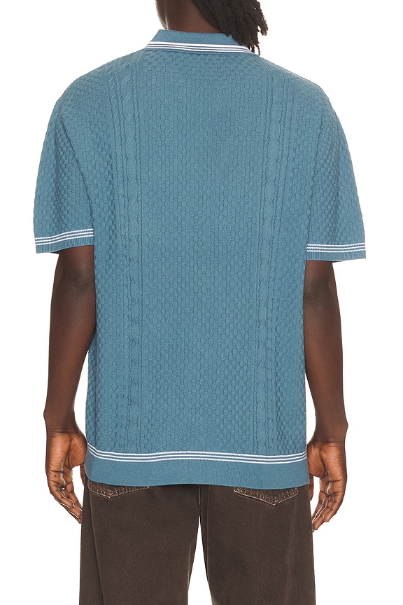 view 2 of 5 Navarro Polo in Aegean Blue