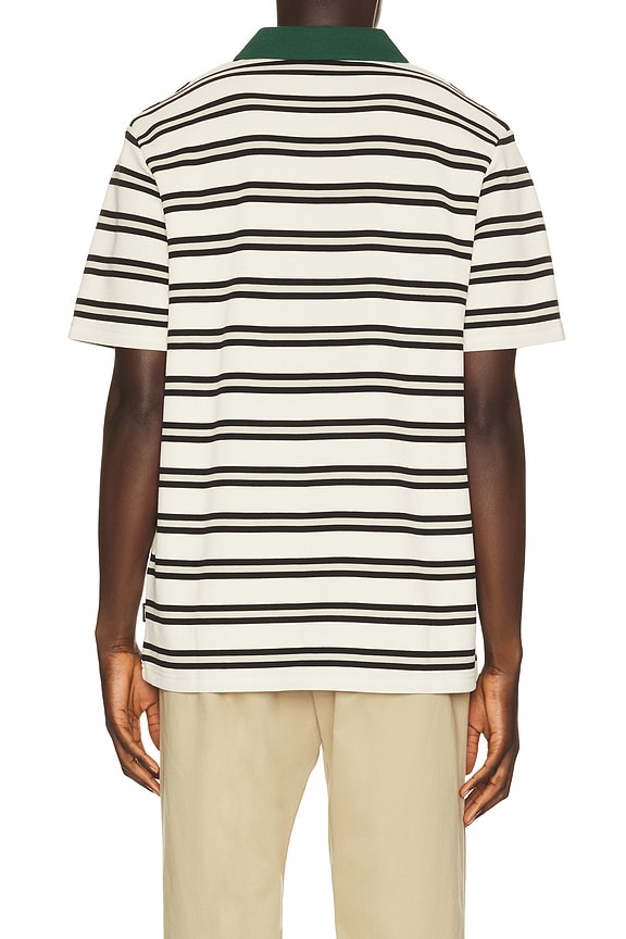 view 2 of 5 x Golf & Bass Club Fairway Bass Club Polo in Ivory Stripe