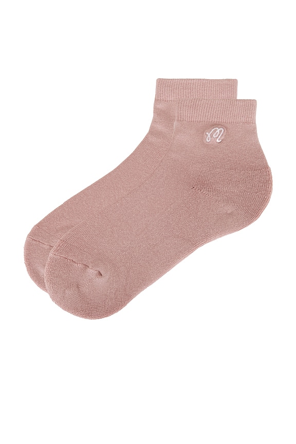 view 2 of 2 Capri Ankle Sock in Rose