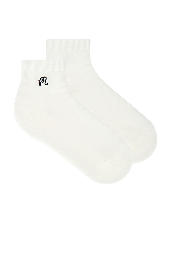 view 1 of 2 CHAUSSETTES MONTANTES CAPRI in White