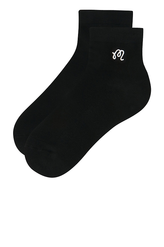 view 2 of 2 Capri Ankle Sock in Black