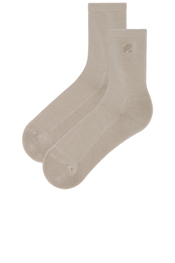 view 2 of 2 CHAUSSETTES COURTES HAILEY in Dove