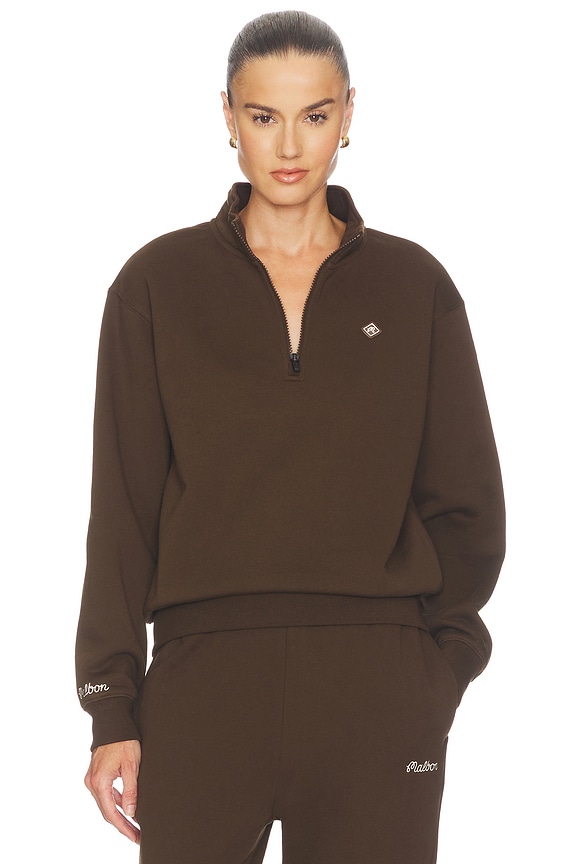 view 1 of 5 Delilah Diamond Sweatshirt in Brown