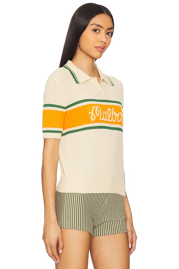 view 2 of 5 Jade SS Polo Sweater in Custard
