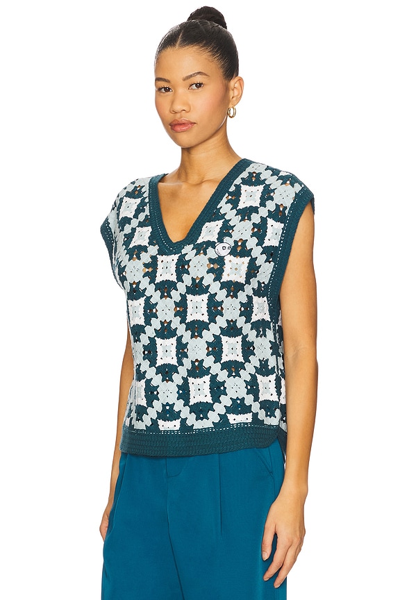 view 2 of 4 Bianca Knit Vest in Ocean Multi