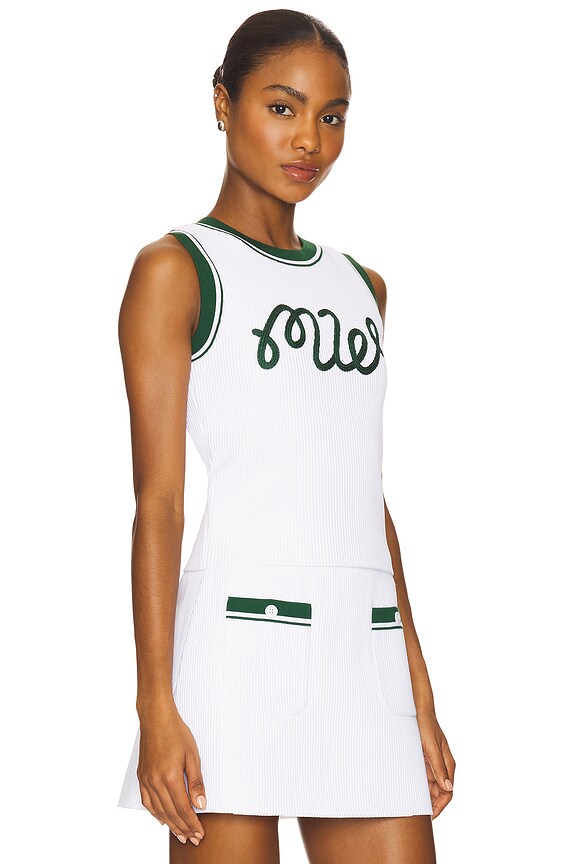 view 2 of 4 LUNA RIB 니트 탱크탑 in Ivory