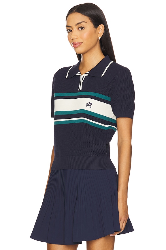 view 2 of 4 Carina Ss Polo Top in Navy