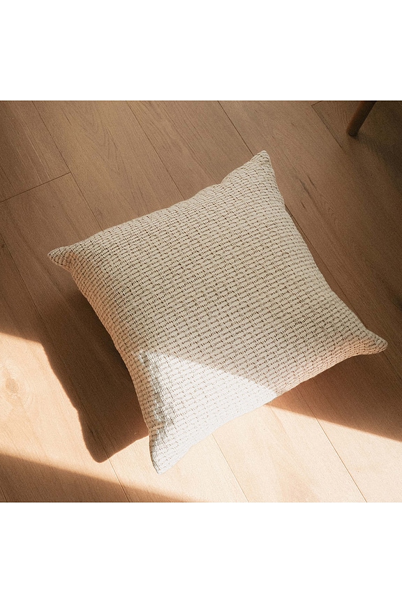 view 2 of 4 Helena Throw Pillow in Natural & Hazelnut