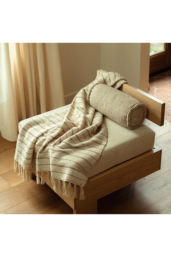 view 2 of 3 Pia Bolster in Tan & Chestnut