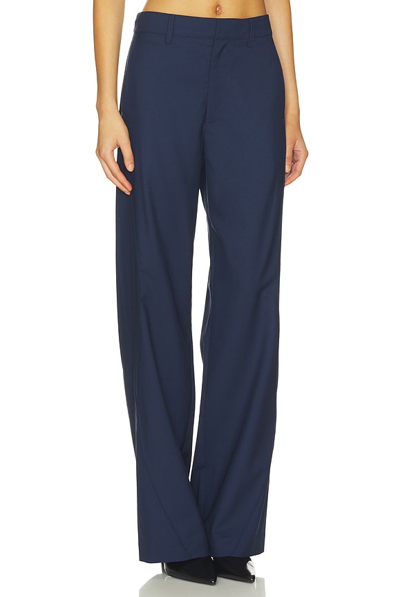 view 2 of 6 PANTALÓN CON TRABILLAS TWIST  in Navy