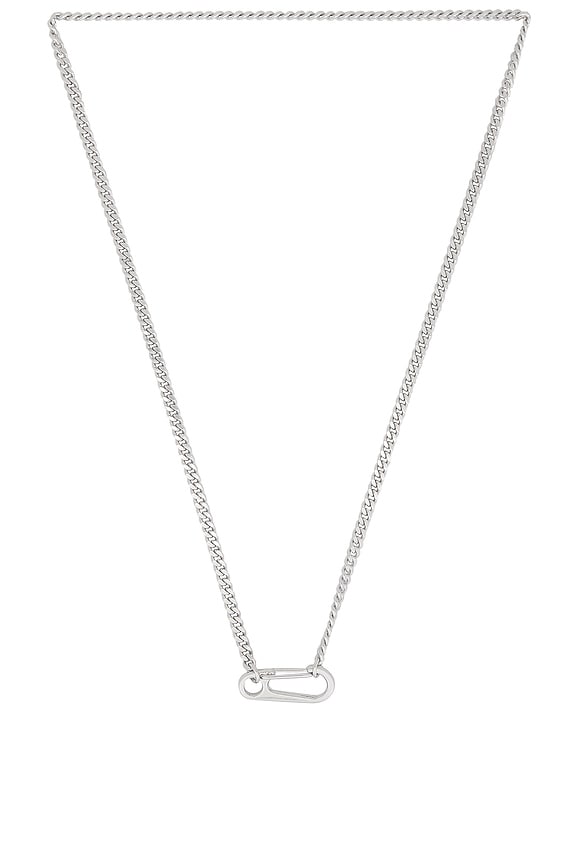 view 1 of 3 Ira Chain Necklace in Polished Silver