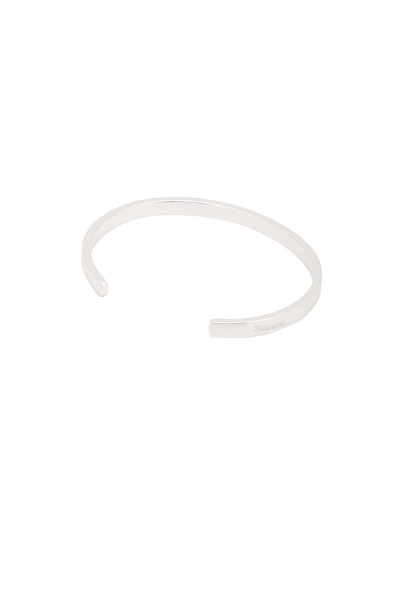 view 2 of 2 Singular Cuff in Polished Silver