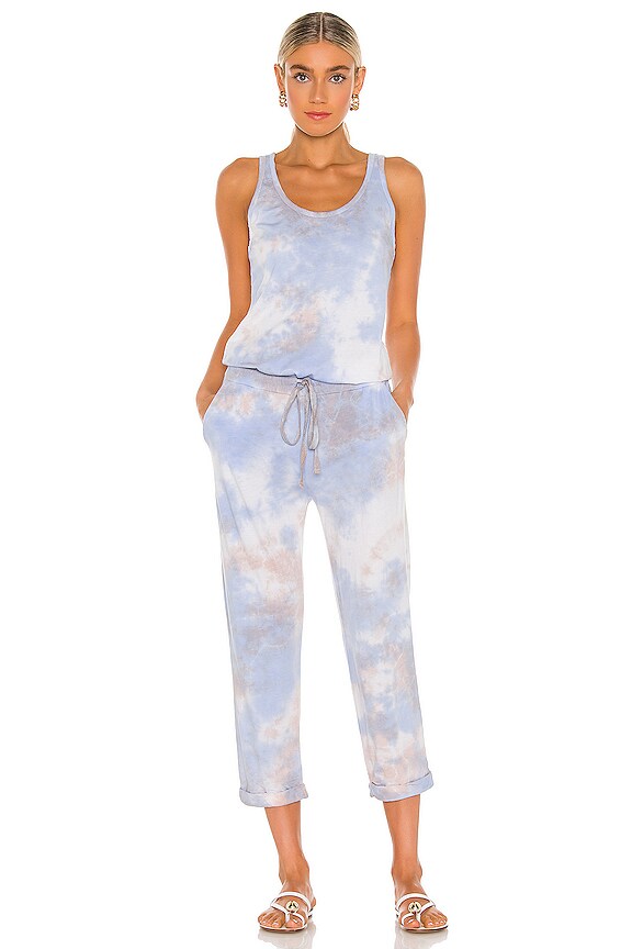 view 1 of 3 COMBINAISON TIE DYE in Blue & Mocha
