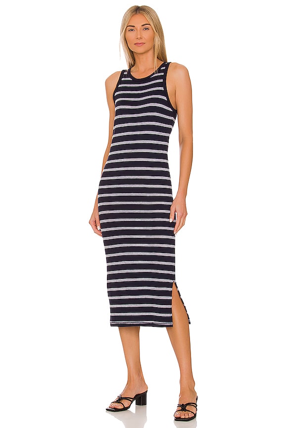 view 1 of 3 Ruby Dress in Admiral & Heather Grey