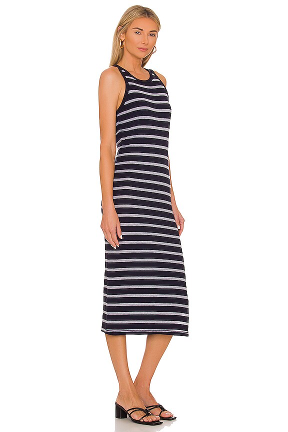 view 2 of 3 Ruby Dress in Admiral & Heather Grey