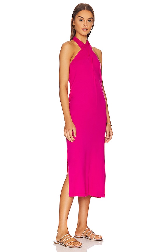 view 2 of 3 Hannah Dress in Magenta