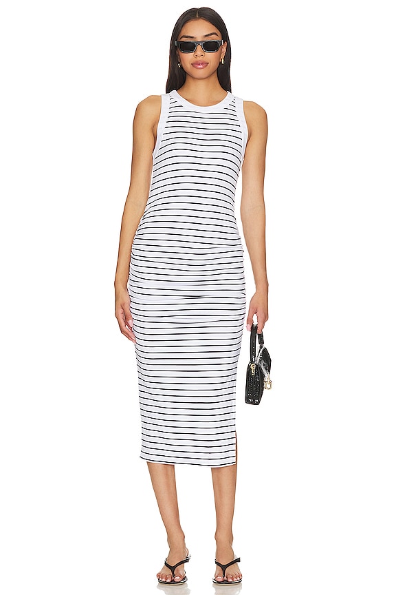 view 2 of 4 Wren Dress in White & Admiral