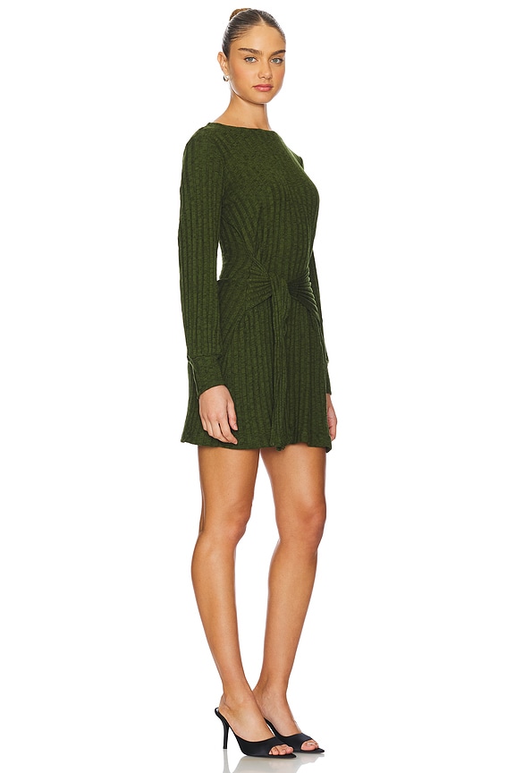 view 2 of 3 Halston Mini Dress in Dark Matcha