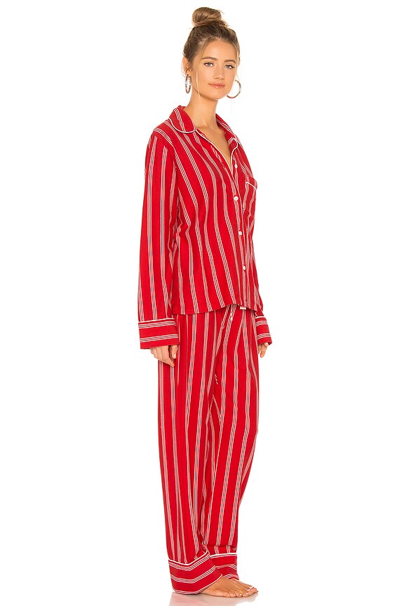 view 2 of 3 Classic PJ Set in Heart & Chalk