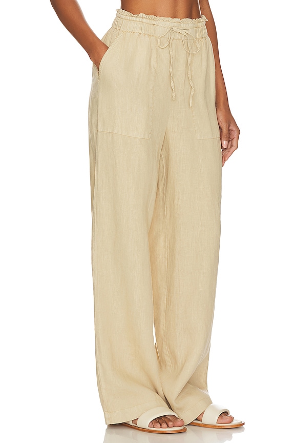 view 2 of 4 PANTALÓN PIERNA ANCHA JULES in Natural