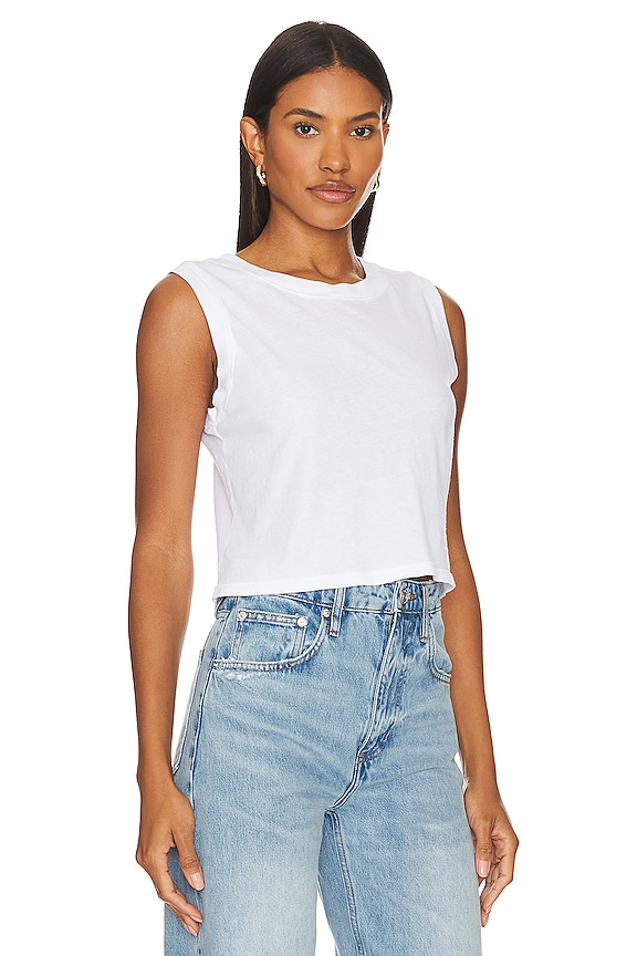 view 2 of 4 Johnnie Tank in White