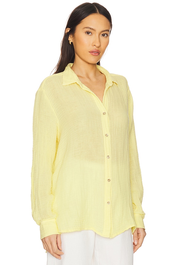 view 2 of 4 Leo Button Down Shirt in Lemonade