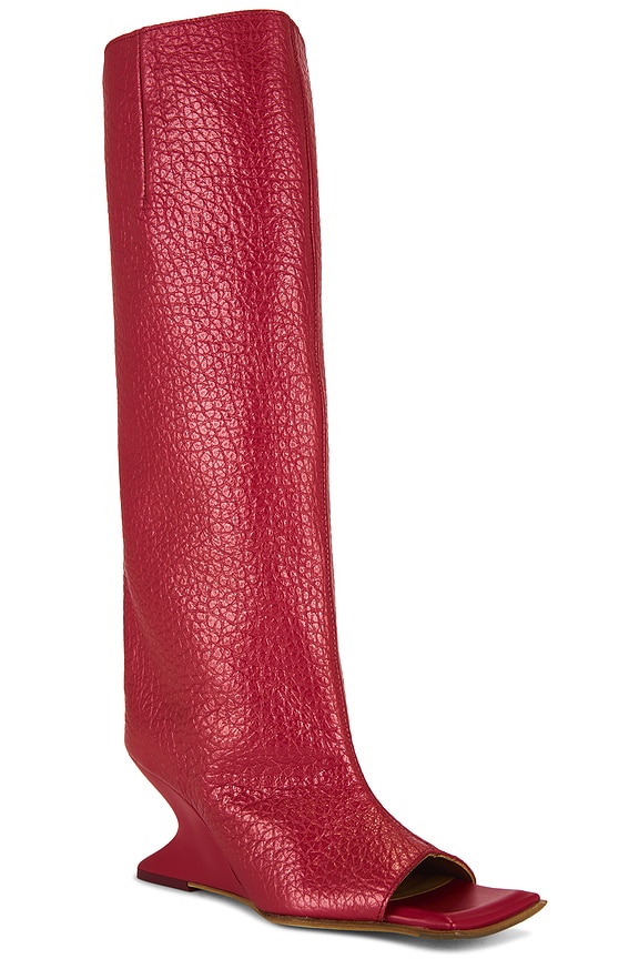 view 2 of 5 Salima Open Tall Boot in Red