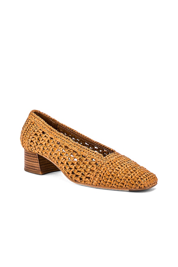 view 2 of 5 Noa Heel in Raffia Legno