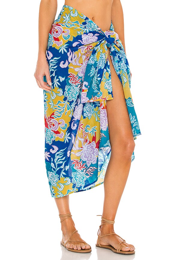 view 2 of 4 Ahe Sarong in Bright Flower