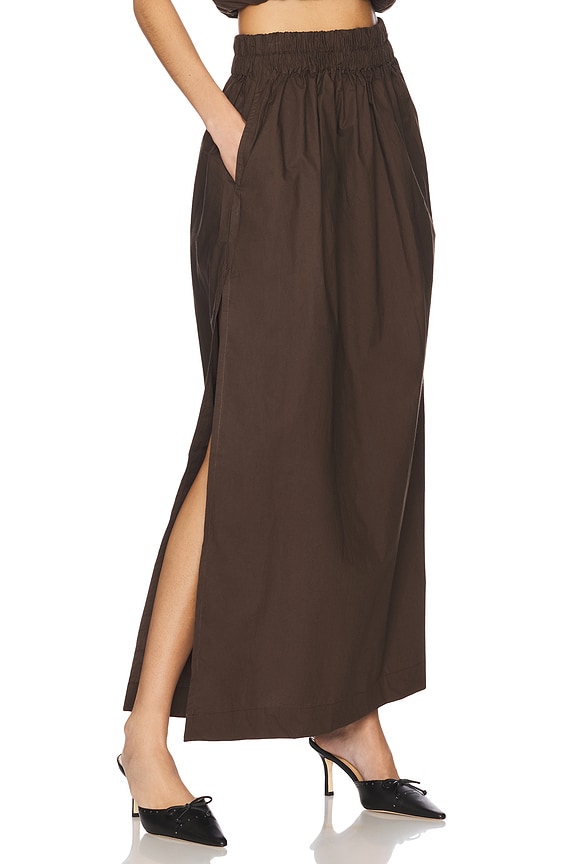view 2 of 6 DELIA 맥시 스커트 in Brown